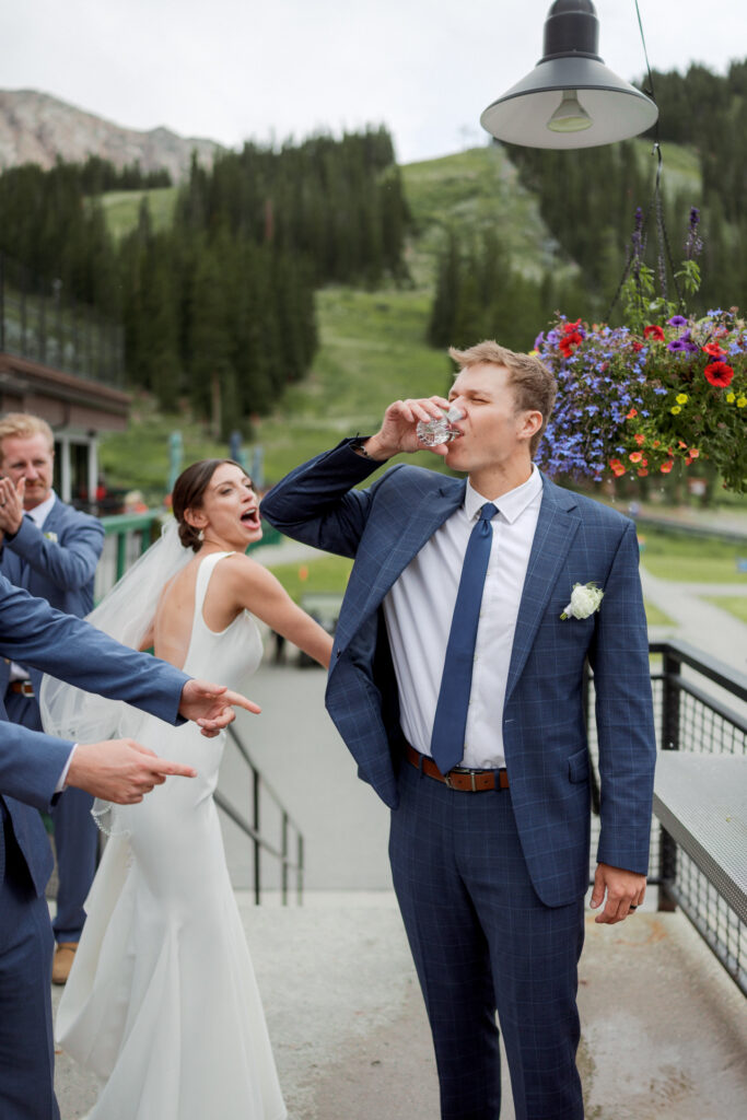 A-Basin wedding reception at 6th Alley Bar and Grill