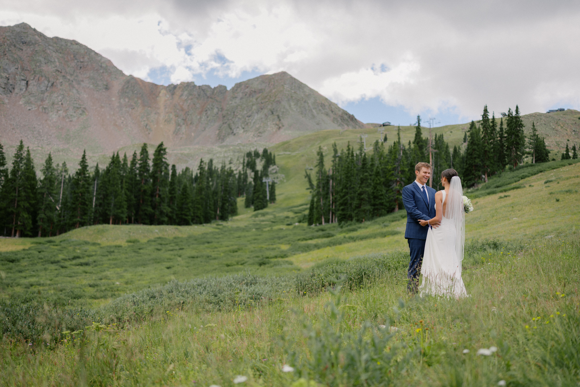 A-Basin Wedding First Look